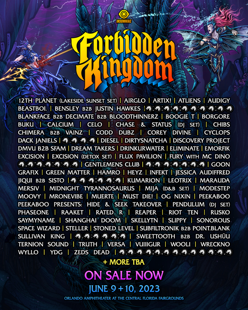 Forbidden Kingdom 2023 Lineup