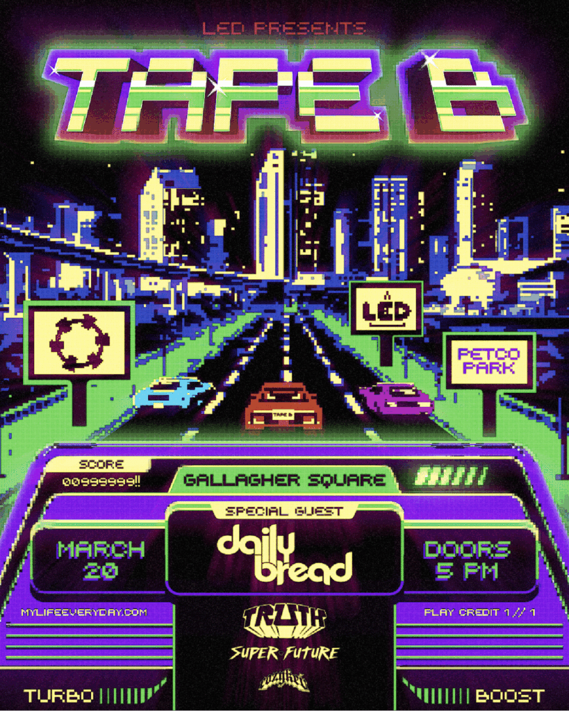 LED Presents Tape B at Gallagher Square San Diego 2026 – Lineup