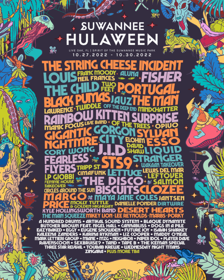 Hulaween Lineup