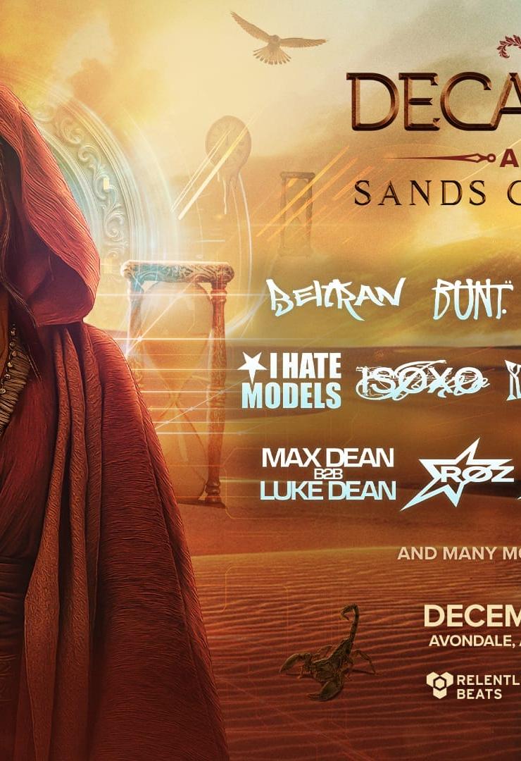 Decadence Arizona Unveils Massive Phase One Lineup for 2026 'Sands of Eternity' New Year's Festival
