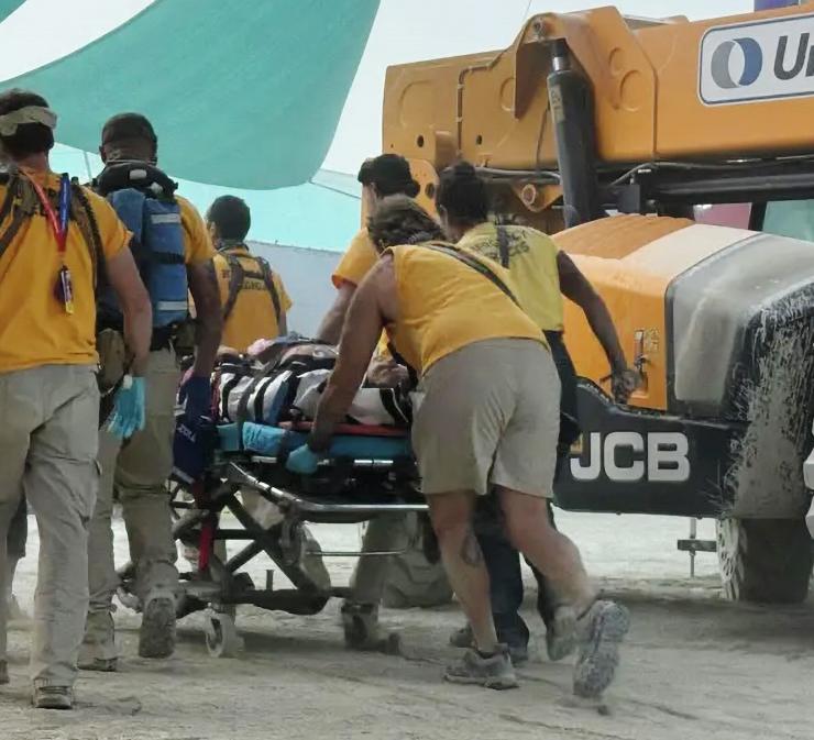 Burning Man Attendee Rescued After Falling From 55-Foot Tower